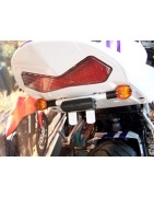 Support de plaque + clignotants Z750 (2004)